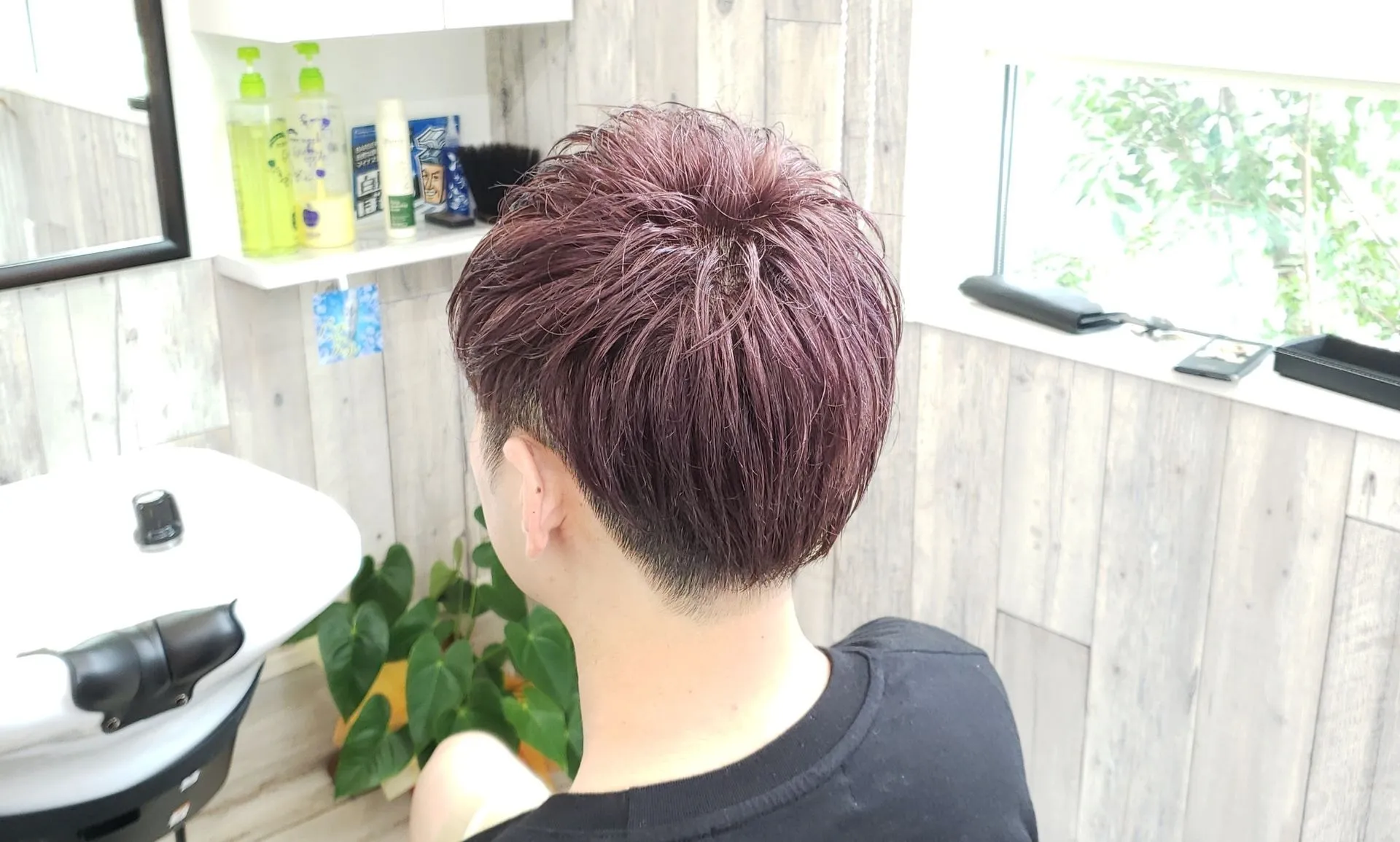 ブリーチONカラー レッドバイオレット